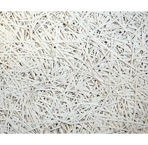 Heraklith A2 Afbouwpaneel fijne vezelstructuur wit RAL 9003 houtwolcement 600x1200x25mm