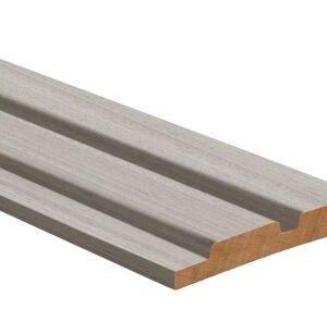 obeche noir dubbele channel siding geschaafd grijs gegrond FSC 100% 25x150x1000mm