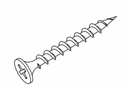 Pontmeyer snelbouwschroeven twinfast grove spoed 3,5x35mm 500st