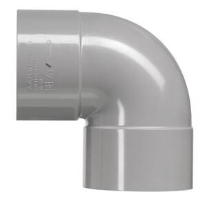 PVC lijm-bocht 90° mof/mof