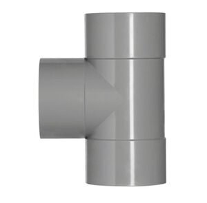 PVC T-stuk 90° 3x lijmmof 40mm