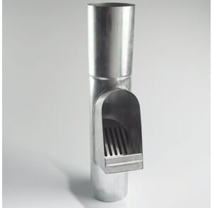 Rheinzink bladafscheider 80mm walsblank