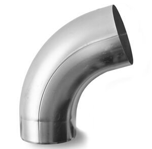 Rheinzink bocht 72° 80mm mof/spie- eind walsblank