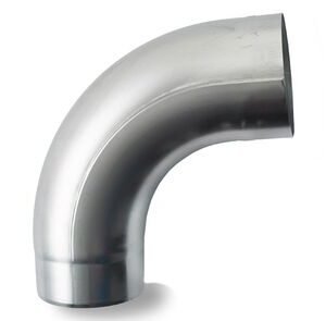 Rheinzink bocht 85° 80mm mof/spie- eind walsblank