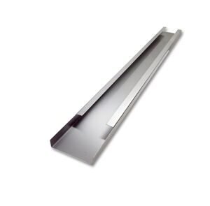Rheinzink Verholen goot 90° voor onderpan zink walsblank 102x25x2000mm
