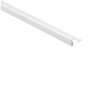 schluter tegelprofiel pvc recht wit 12,5x3.0 m
