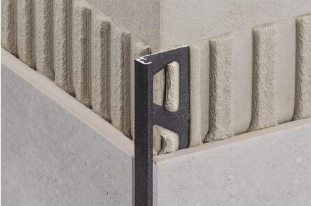 Schlüter Jolly TSLA tegelprofiel J110TSLA/300 licht antraciet aluminium 11x3000mm