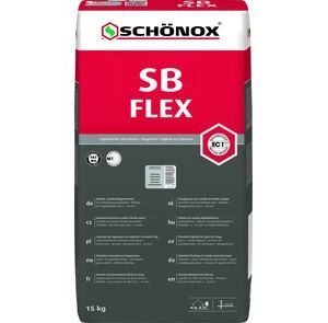 Schönox SB flex voegmiddel donkergrijs 15kg