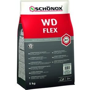 Schönox WD flexibele voegmiddel zilvergrijs 5kg