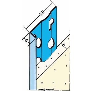 slimgrip hoekprofiel 6x2700mm