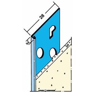 slimgrip hoekprofiel 3x2700mm