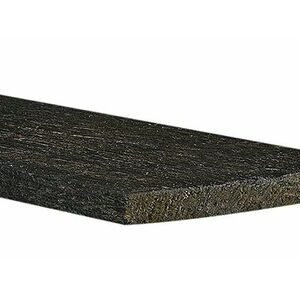 vlotdeel ruw verduurzaamd zwart 25x275x5000