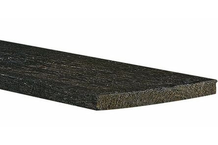 vlotdeel ruw verduurzaamd zwart 25x275x5000