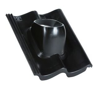 Ubbink SND 131 dakdoorvoerpan 25°-45° kunststof zwart 131mm