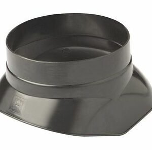 Ubbink dakdoorvoerschaal voor 5-serie 131 zwart 125mm