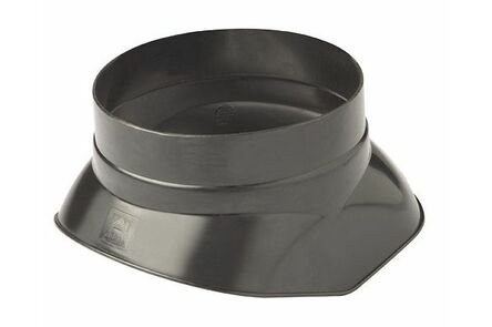 Ubbink dakdoorvoerschaal voor 5-serie 131 zwart 125mm