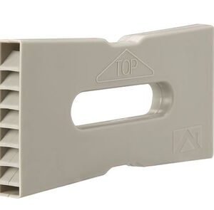 Ubbink stootvoegroosters waalformaat pp grijs 10x50x100mm 1 25stuks