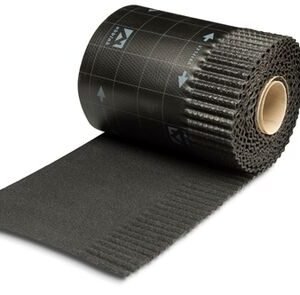 Ubbink Ubiflex ribbel loodvervanger zwart 300mm x 6m