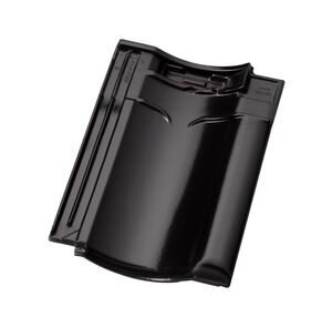 Koramic vhv vario dakpan keramisch matzwart verglaasd 379x269x60mm