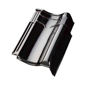 Koramic vhv vario rechter gevelpan keramisch matzwart verglaasd