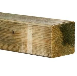 vuren c geschaafd druk geïmpregneerd 75x75x2700