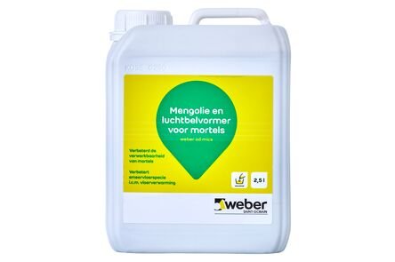 Weber Weberad mics mengolie voor mortel 2,5l