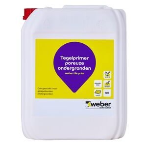 Weberprim tegelprimer poreuze ondergronden 10ltr