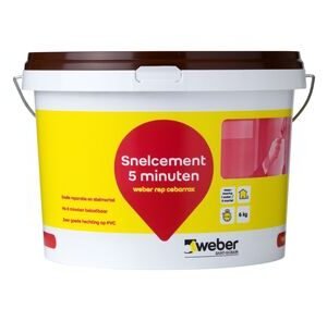 Weber cebarrox snelcement 5min grijs 6kg