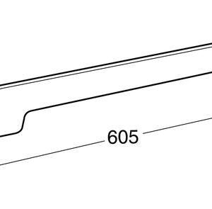 WERZALIT afdekkap exclusiv wit 001 37x605mm