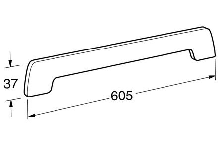 WERZALIT afdekkap exclusiv wit 001 37x605mm