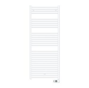 zehnder aura e radiator elektrisch met aangelaste stekker, incl. bediening, 1000w staal verkeerswit 1466x600mm