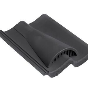 Monier sneldek ventilatiepan natura novo+ effen antraciet