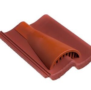 Monier sneldek ventilatiepan natura novo+ effen Hollands rood