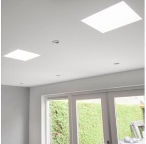 Powerdaylight diam. 25cm Plafondplaat vierkant verzonken binnenzijde