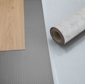 PVC Dryback Ondervloer zelfklevend rol 6,50m2 1000x6500x1,8mm