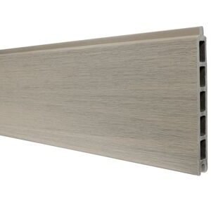 boston wpc premium fence board light grey 21x160x1780mm