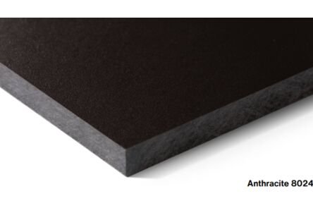 Swisspearl Gevelplaat Carat Natural ARSB ongekantrecht 8024 Anthracite 2-z 3070x1270x8mm