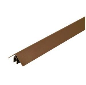 alu weo klikprofiel teak ral8024 50x50x3000mm