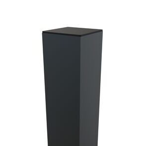 boston alu poortpaal ral 7016 90x90x2750mm