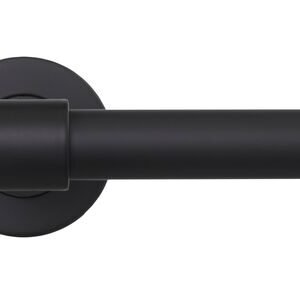 comfidoor deurkruk rond rozet rail zwart 1st