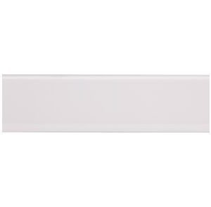 kunststof afwerkingsprofiel zelfklevend wit 4x40x2600