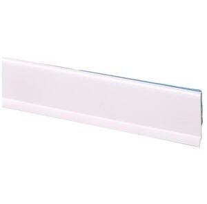 kunststof afwerkingsprofiel zelfklevend wit 4x30x2600