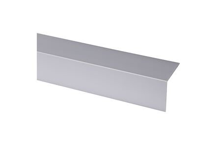 kunststof hoekprofiel zelfklevend rvs look 40x40x2600