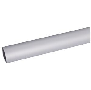 kunststof kwartrond zelfkl rvs 18x18x2600