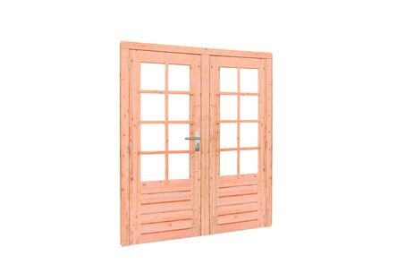 douglas dubbele deur 8 ruits incl beslag