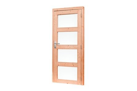 douglas enkele deur rechts 4 ruits incl beslag