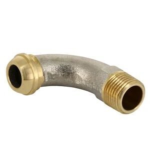 bonfix aansluitbocht 90 graden buitendraad 1/2 inch