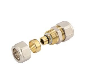 Bonfix verloopkoppeling recht alu-knel 20x16mm