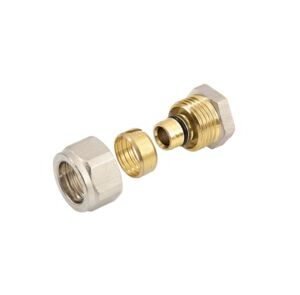 Bonfix eindkoppeling alu-knel 16mm