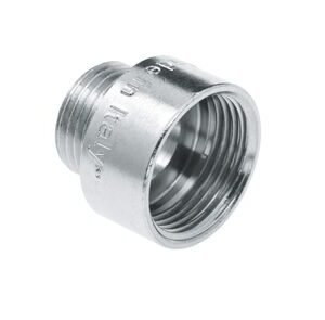 bonfix neusstuk chroom binnendraad x buitendraad 1/2x3/8 inch